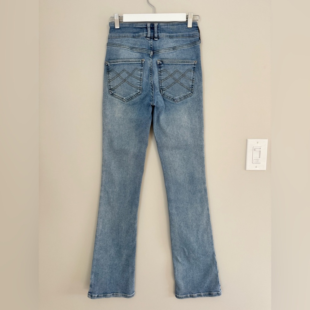 Free People We the Free Shayla Skinny Flare Jeans size 26 - Picture 8 of 15